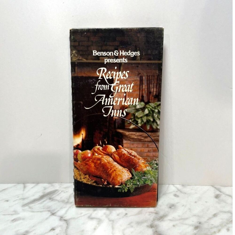 Vintage Cookbook Benson And Hedges Presents Recipes From Great American Inns